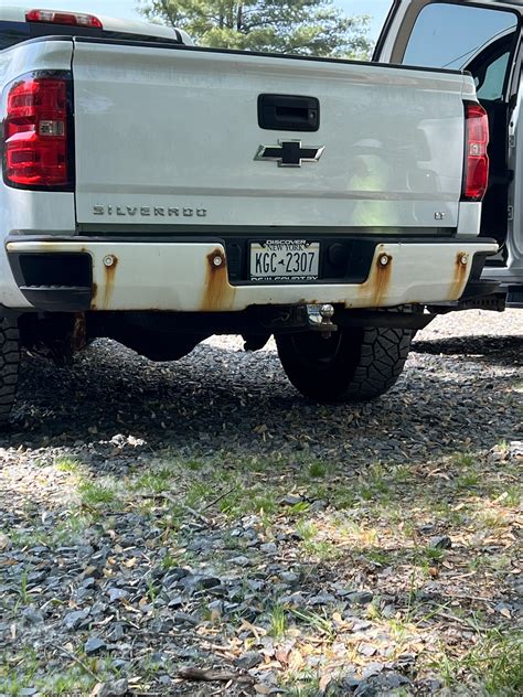 Only rusting around backup sensors. Why? : r/Silverado