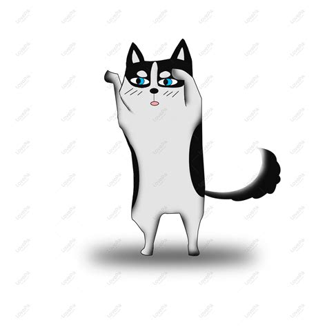 siberian husky cartoon 3