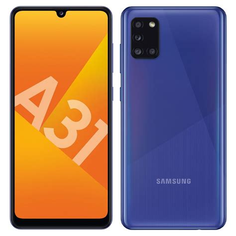 SAMSUNG Smartphone Galaxy A31 64 Go 6.4 pouces Bleu 4G Double port ...