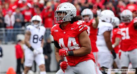 Ohio State Defensive End Jt Tuimoloau Returning For Senior Season