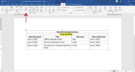 How To Remove Row In Word Table Printable Templates