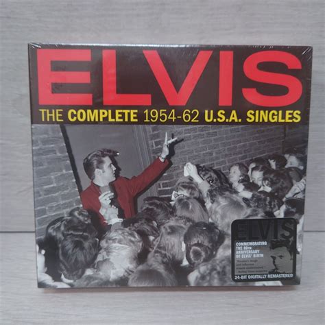 Elvis Presley The Complete 1954 62USA Singles 4 CD Set 80th Anniversary