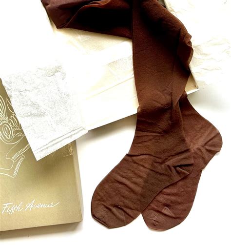 Vintage Saks Fifth Avenue 1950s Nylon Stockings 50s Tights Lingerie Etsy