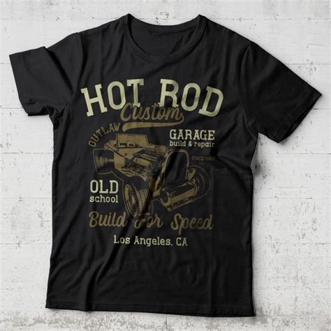 Hot Rod Custom Vector T Shirt Design Buy T Shirt Designs