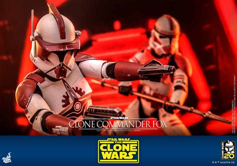 Hot Toys Clone Commander Fox Figure Star Wars The Clone Wars Sixth Scale Limited Collectible