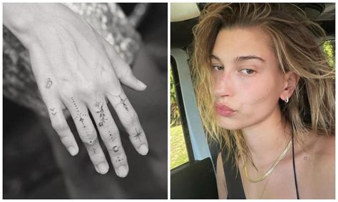 hailey bieber adds  tattoo   collection   rest   ink