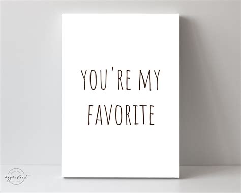 favorite wall art digital  typography wall decor