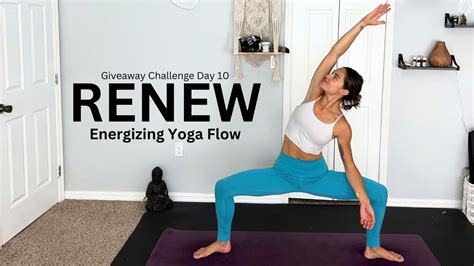 RENEW 10 Minute Energizing Morning Yoga For Beginners GIVEAWAY YouTube