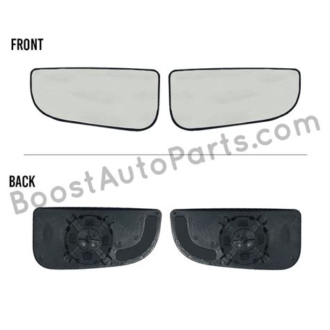 Dodge Ram Tow Mirror Lower Glass (4th & 5th Gen Style Mirrors) – Boost Auto