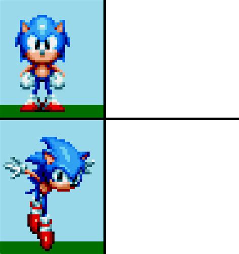 sonic meme Blank Template - Imgflip