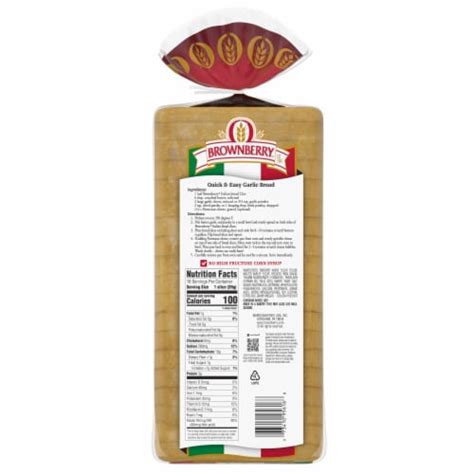 Brownberry Italian Bread 22 Oz Kroger