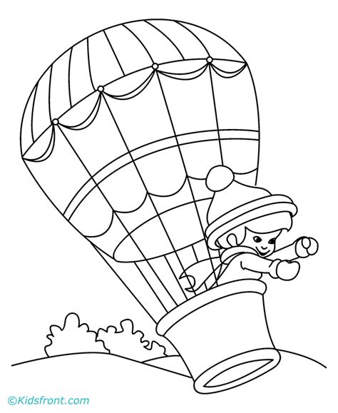 Hot Air Balloon Coloring Pages For Adults