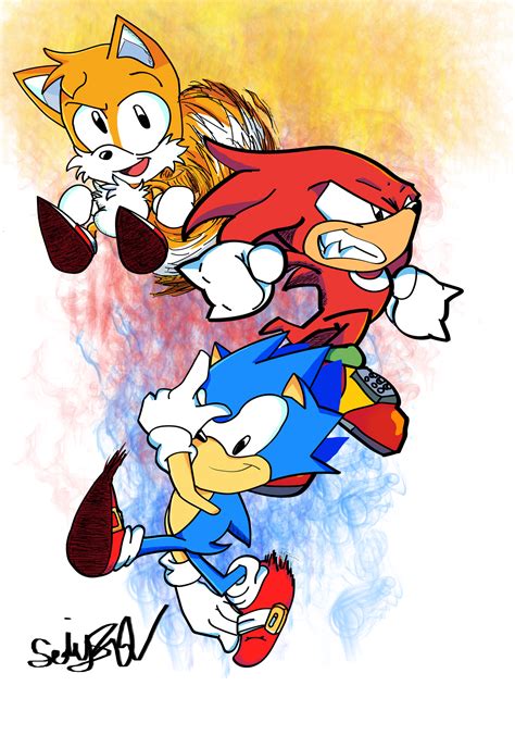 Classic Team Sonic by RadionicSIK832 on DeviantArt