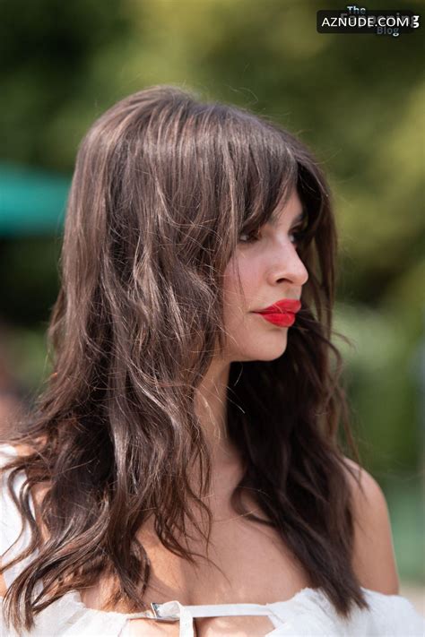 Emily Ratajkowski Sizzles In Sexy White Lingerie At The Jacquemus Show Aznude