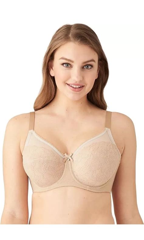 Wacoal Retro Chic Underwire Bra Style Nude Lac Gem