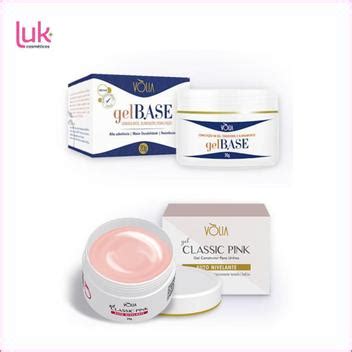 Kit Gel Base Vlia 20g Classic Nude 24g Alongamentos Vòlia Gel