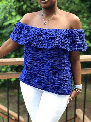 21 Crochet Off The Shoulder Top Patterns Crochet News