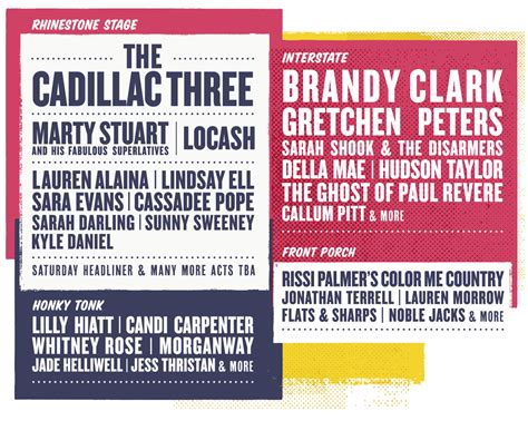 The Long Road Festival: The Cadillac Three, Marty Stuart, Brandy Clark