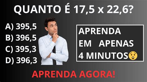 Aprenda MultiplicaÇÃo Com VÍrgula Em Apenas 4 Minutos Youtube