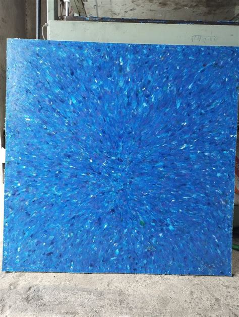 Rectangular Blue Recycled Plastic Sheet Size X Ft Lxw Thickness