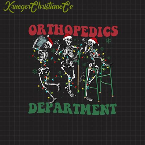 Orthopedics Department Christmas Png Ortho Nurse Christmas Png Funny