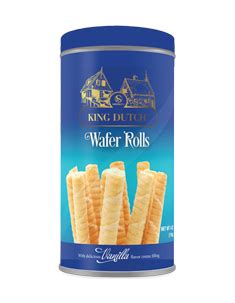 Wafer Rolls With Vanilla (4oz) | Sherwood Brands