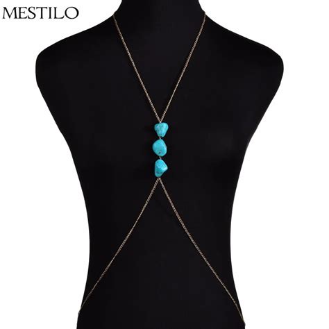 MESTILO Women Sexy Body Charming Jewelry Summer Beach Bikini Harness