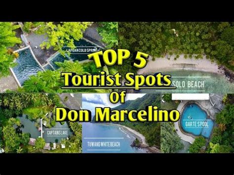 🏝🏖top 5 Tourist Spots🏞of Don Marcelino Davao Occidental🏕🏡 Youtube