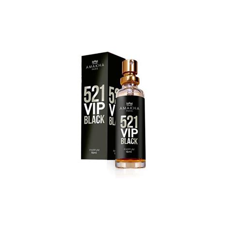 Perfume Masculino Amakha Paris 521 Vip Black 15ml Resilifarma Saúde