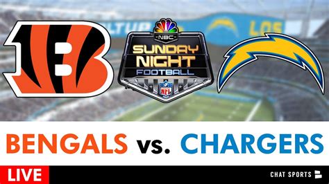 Bengals Vs Chargers Live Streaming Scoreboard Play By Play