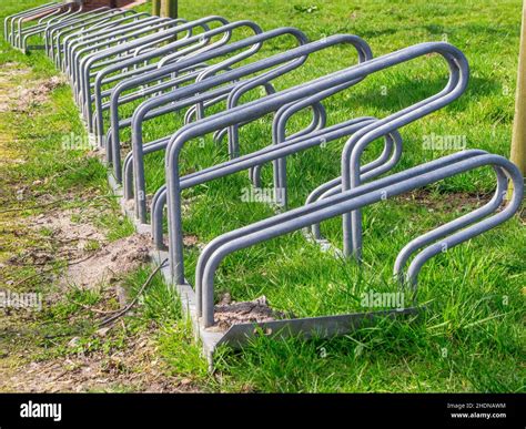 Bicycle Rack Bicycle Racks Stock Photo Alamy