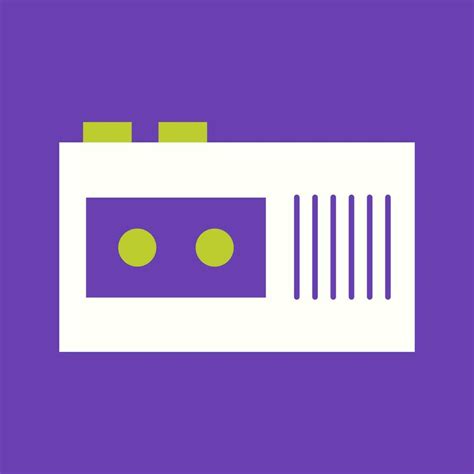 Tape Recorder Vector Icon 23385107 Vector Art At Vecteezy