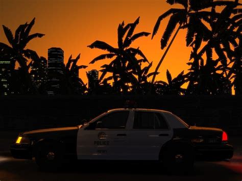 LAPD Police Car Wallpaper