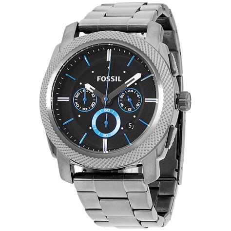 Fossil Machine Quartz Movement Black Dial Men S Watch Fs