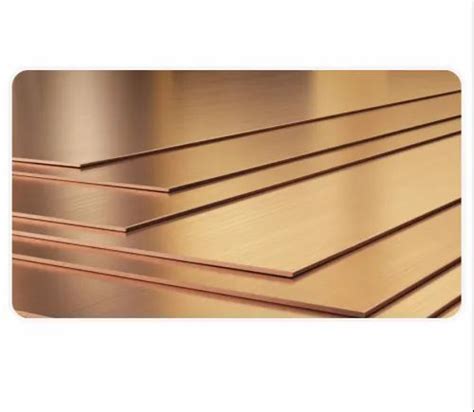 Rectangular Leebo ETP Grade Copper Sheets Plates For Industrial