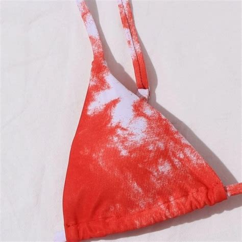 SHEIN Swim Eden 3 Pack American Flag Print Triangle Bikini Poshmark