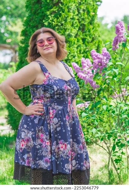 Plus Size European Mature Woman Stylish Stock Photo 2253046779 Shutterstock
