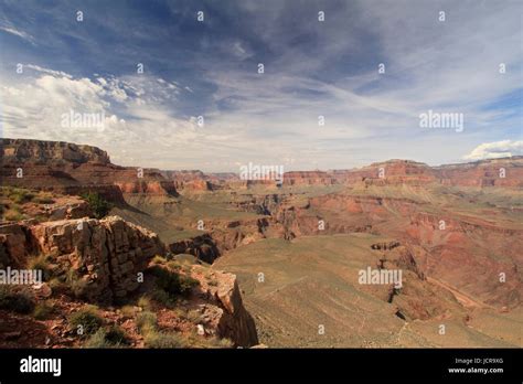 Skeleton Point Grand Canyon National Park Arizona Usa Stock Photo