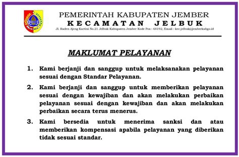 Rekomendasi Pengajuan Ijin Penelitian Kecamatan Jelbuk