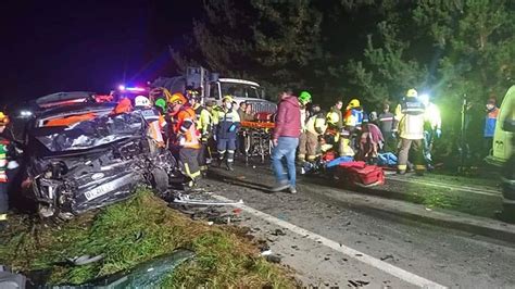 Región de Los Lagos Accidente vehicular deja al menos cuatro