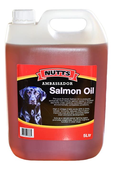 salmon oil  dogs  litre ambassador premium dog food ni
