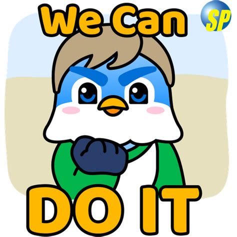 sticker maker sharp point mascot