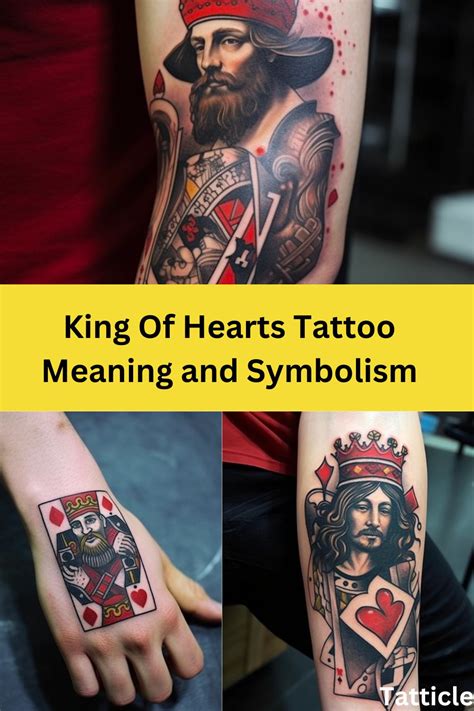 King Of Hearts Tattoo Meaning And Symbolism Tatticle