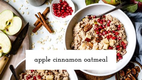 Apple Cinnamon Oatmeal Recipe Ready In 15 Min Youtube