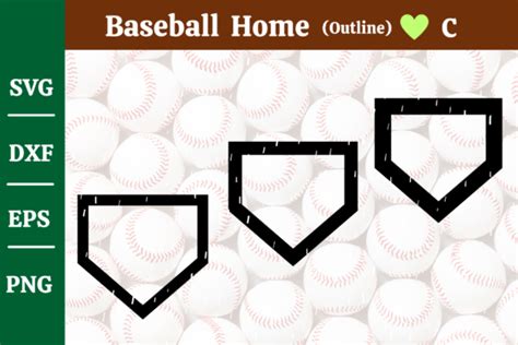 Baseball Home Plate Svg Vector Png C Graphic By Momstercraft