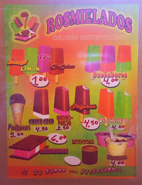 PRECIOS... - Fábrica y Distribuidora de Helados Rosmielados | Facebook