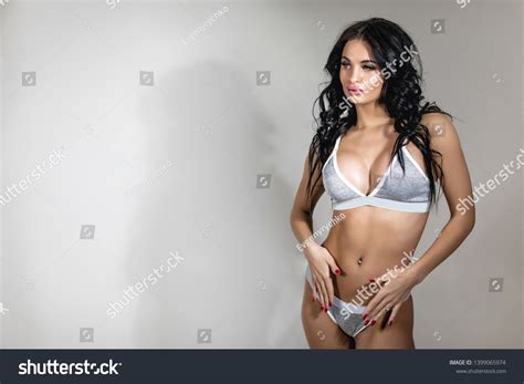 Sexy Seductive Woman Lingerie Long Curly Stock Photo 1399065974 Shutterstock