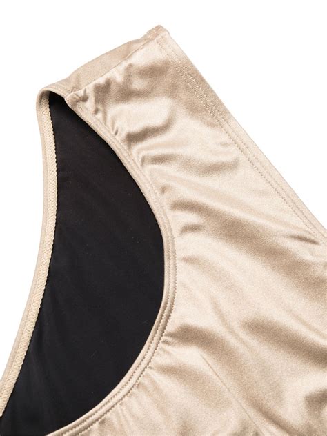 Filippa K High Shine Bikini Bottoms Neutrals FARFETCH UK