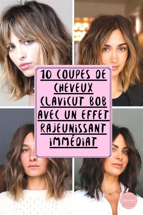 10 Coupes De Cheveux Clavicut Bob Avec Un Effet Rajeunissant Immédiat