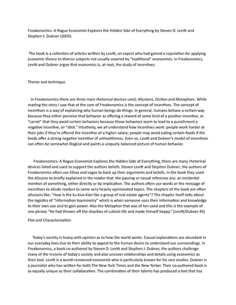 Jopay - i hope if this will help - Freakonomics: A Rogue Economist